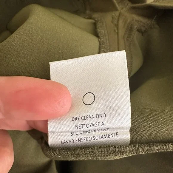 NWT SACHIN + BABI Laura Dress in Olive Smocked Midi Peplum Slit Sleeveless 8 - Picture 7 of 10